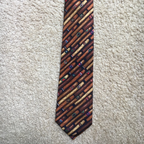 H. Stockton Other - H. Stockton “CIGARS” Silk Neck Tie